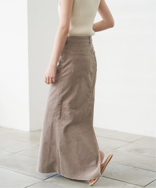 Spick & Span（スピックアンドスパン）の「コーデュロイマキシスカート◆（スカート・レディース・チャコールグレー/モカ/カーキ・34/36/38/40）」の10枚目の写真