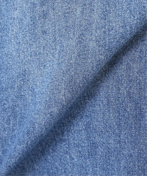 SLOBE IENA（スローブイエナ）の「LE DENIM スタンドシャツ【洗濯機使用可能】◆（シャツ/ブラウス・レディース・ネイビー/ブルー系その他・FREE）」の13枚目の写真