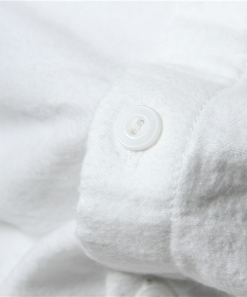 CIAOPANIC（チャオパニック）の「【Ciaopanic】起毛オックスロングSH（シャツ/ブラウス・メンズ・オフホワイト/ネイビー/グレー・LARGE/MEDIUM）」の11枚目の写真