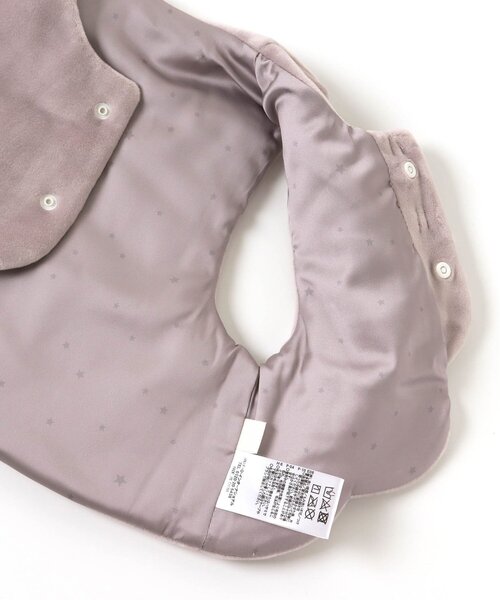 apres les cours（アプレレクール）の「スカラップベビーベスト（ベスト・キッズ・アイボリー/グレー・70/80）」の7枚目の写真