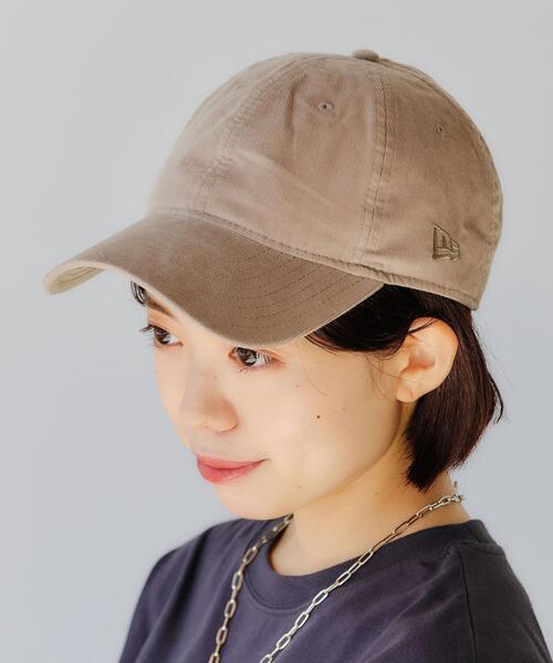 NEW ERA(ニューエラ)の「【別注】<NEW ERA(ニューエラ)>マイクロコーデュロイ キャップ(キャップ・レディース・ライトグレー/ブラック/オフホワイト/モカ・FREE)」の4枚目の写真