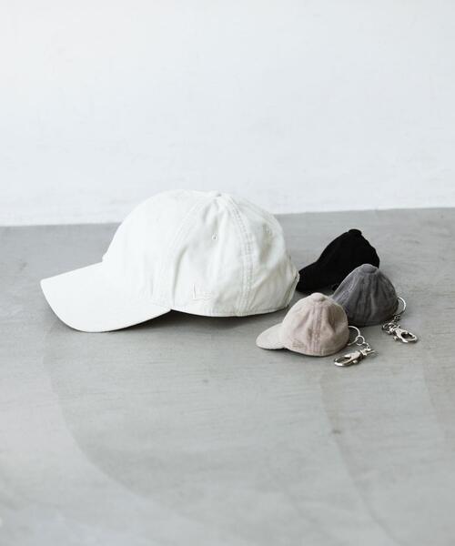 NEW ERA(ニューエラ)の「【別注】<NEW ERA(ニューエラ)>マイクロコーデュロイ キャップ(キャップ・レディース・ライトグレー/ブラック/オフホワイト/モカ・FREE)」の7枚目の写真