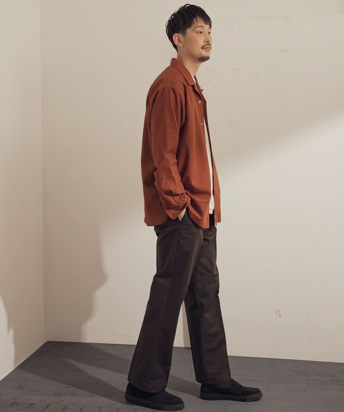 URBAN RESEARCH DOORS（アーバンリサーチドアーズ）の「パナマオープンカラーシャツ（シャツ/ブラウス・メンズ・ブラウン/ホワイト系その他/ネイビー/ライトブルー・38/40）」の20枚目の写真