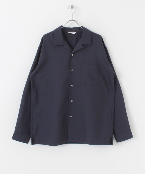 URBAN RESEARCH DOORS（アーバンリサーチドアーズ）の「パナマオープンカラーシャツ（シャツ/ブラウス・メンズ・ブラウン/ホワイト系その他/ネイビー/ライトブルー・38/40）」の11枚目の写真