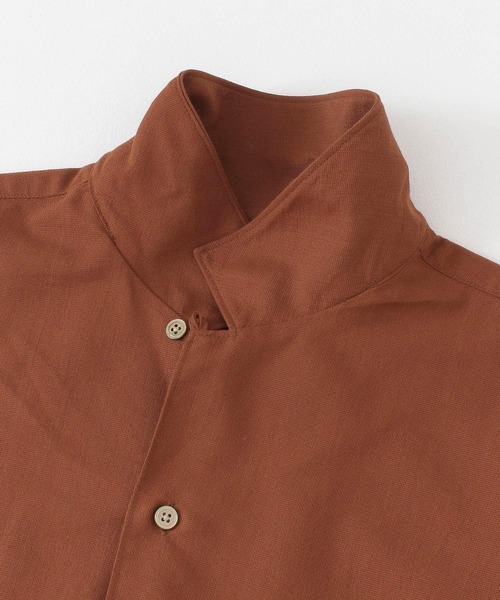 URBAN RESEARCH DOORS（アーバンリサーチドアーズ）の「パナマオープンカラーシャツ（シャツ/ブラウス・メンズ・ブラウン/ホワイト系その他/ネイビー/ライトブルー・38/40）」の19枚目の写真