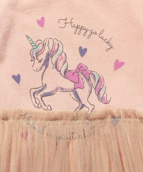 SHOO・LA・RUE（シューラルー）の「◆【90-140cm】チュールドッキングプリントワンピ（ワンピース・キッズ・ベビーピンク/パープル系4・10/14/12/11/09/13）」の11枚目の写真