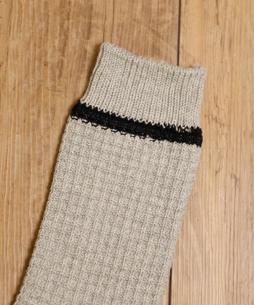 MR.EVERYDAY`S（ミスターエブリデイズ）の「MR.EVERYDAY’S ミスターエブリデイズ / ロングソックス 靴下 日本製ワッフルソックス (WAFFULE) / MR-E96-104（ソックス/靴下・メンズ・グレー/チャコール/アイボリー・FREE）」の4枚目の写真