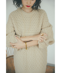NOMINE | 【展開店舗限定】オーバーサイズケーブルニット(ニット/セーター)
