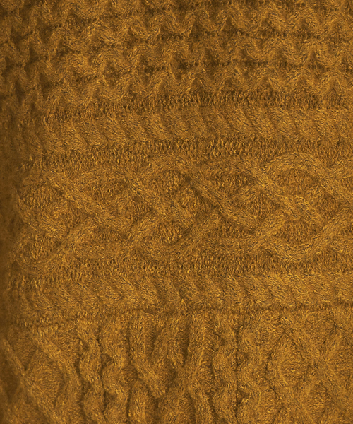 NOMINE（ノミネ）の「【展開店舗限定】オーバーサイズケーブルニット（ニット/セーター・レディース・グリーン/アイボリー/マスタード・フリー）」の17枚目の写真