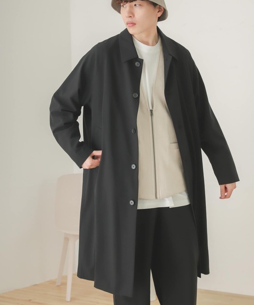SENSE OF PLACE by URBAN RESEARCH（センスオブプレイスバイアーバンリサーチ）の「『セットアップ対応』ステンカラーコート（ステンカラーコート・メンズ・ブラウン/ブラック/ベージュ系その他/ライトベージュ・MEDIUM/LARGE）」の10枚目の写真