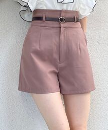 MAJESTIC LEGON | クラシックベルト付きショートパンツ(その他パンツ)