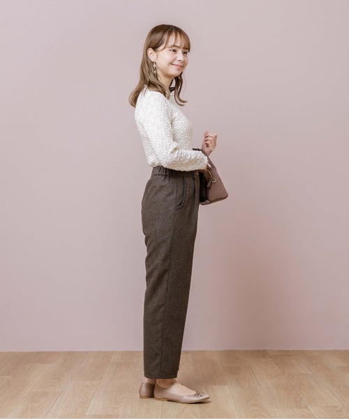 flower（フラワー）の「ハウンドトゥースパンツ（その他パンツ・レディース・ブラウン/ベージュ・FREE）」の16枚目の写真