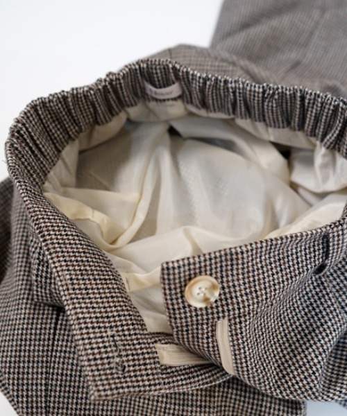 flower（フラワー）の「ハウンドトゥースパンツ（その他パンツ・レディース・ブラウン/ベージュ・FREE）」の14枚目の写真