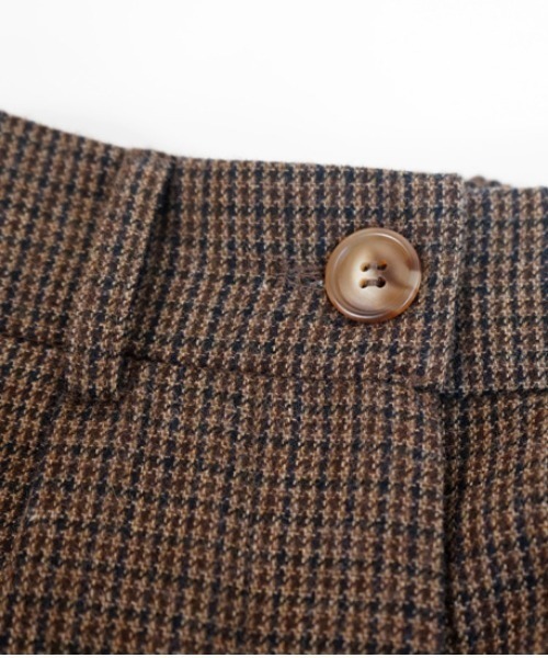 flower（フラワー）の「ハウンドトゥースパンツ（その他パンツ・レディース・ブラウン/ベージュ・FREE）」の7枚目の写真