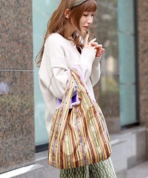 トートバッグ（イエロー/黄色系・花柄・ボタニカル柄