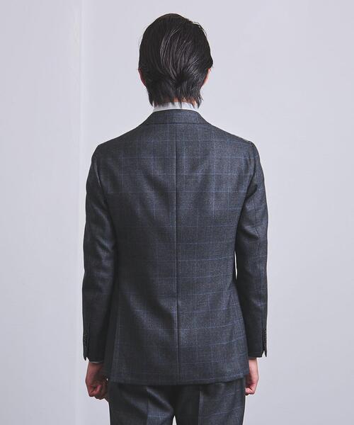 ＜UNITED ARROWS＞ ミックス ウィンドウペイン 3ボタン スーツ C-MODEL