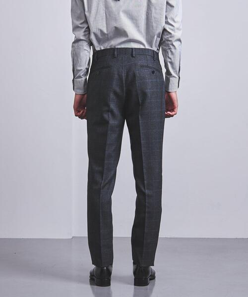 ＜UNITED ARROWS＞ ミックス ウィンドウペイン 3ボタン スーツ C-MODEL