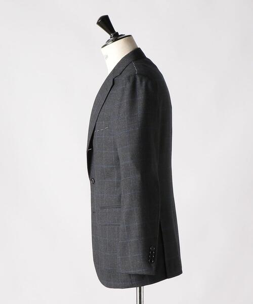 ＜UNITED ARROWS＞ ミックス ウィンドウペイン 3ボタン スーツ C-MODEL