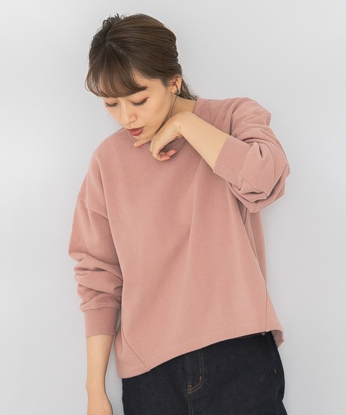 URBAN RESEARCH Sonny Label（アーバンリサーチサニーレーベル）の「ヘビーウェイトボリュームスリーブスウェット（Tシャツ/カットソー・レディース・ブラック/アイボリー/イエロー/ピンク系その他・FREE）」の4枚目の写真