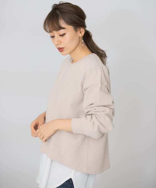 URBAN RESEARCH Sonny Label（アーバンリサーチサニーレーベル）の「ヘビーウェイトボリュームスリーブスウェット（Tシャツ/カットソー・レディース・ブラック/アイボリー/イエロー/ピンク系その他・FREE）」の2枚目の写真