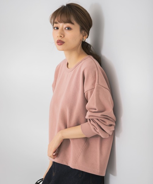 URBAN RESEARCH Sonny Label（アーバンリサーチサニーレーベル）の「ヘビーウェイトボリュームスリーブスウェット（Tシャツ/カットソー・レディース・ブラック/アイボリー/イエロー/ピンク系その他・FREE）」の9枚目の写真