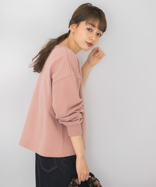 URBAN RESEARCH Sonny Label（アーバンリサーチサニーレーベル）の「ヘビーウェイトボリュームスリーブスウェット（Tシャツ/カットソー・レディース・ブラック/アイボリー/イエロー/ピンク系その他・FREE）」の21枚目の写真