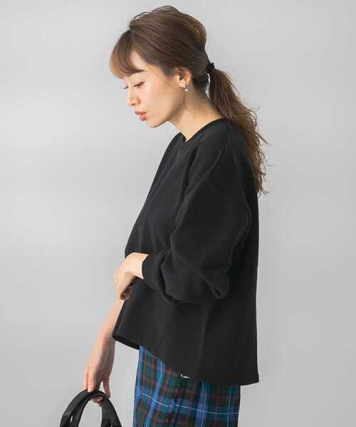 URBAN RESEARCH Sonny Label（アーバンリサーチサニーレーベル）の「ヘビーウェイトボリュームスリーブスウェット（Tシャツ/カットソー・レディース・ブラック/アイボリー/イエロー/ピンク系その他・FREE）」の14枚目の写真