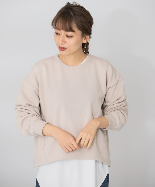 URBAN RESEARCH Sonny Label（アーバンリサーチサニーレーベル）の「ヘビーウェイトボリュームスリーブスウェット（Tシャツ/カットソー・レディース・ブラック/アイボリー/イエロー/ピンク系その他・FREE）」の18枚目の写真