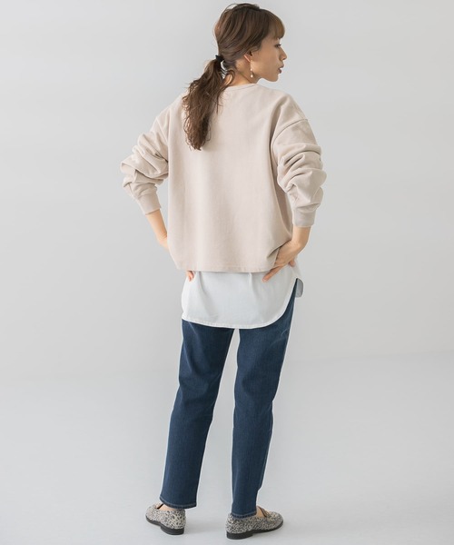 URBAN RESEARCH Sonny Label（アーバンリサーチサニーレーベル）の「ヘビーウェイトボリュームスリーブスウェット（Tシャツ/カットソー・レディース・ブラック/アイボリー/イエロー/ピンク系その他・FREE）」の15枚目の写真