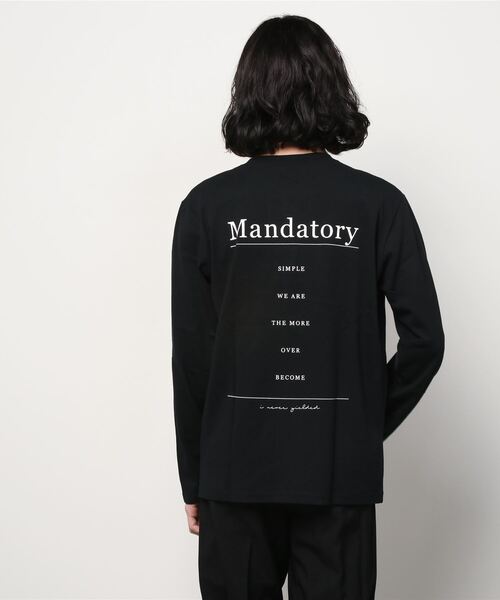 TRAP/U (トラップユー)の「メッセージプリント コットン ロング Tシャツ(Tシャツ/カットソー・メンズ・ホワイト/ブラック/カーキ・L/M)」の15枚目の写真