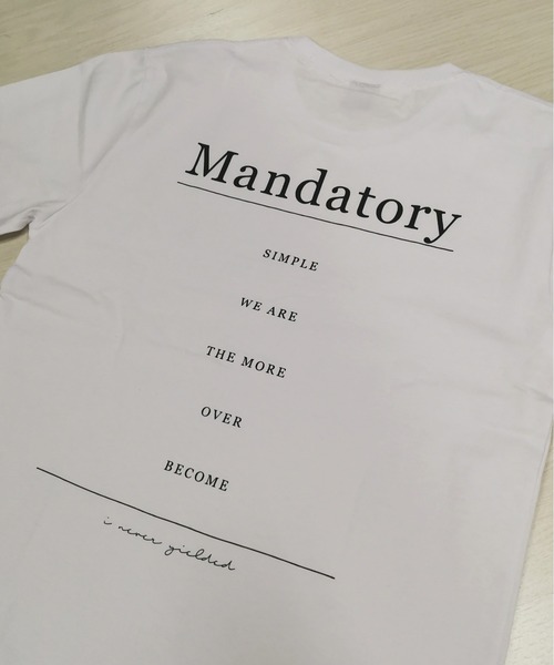TRAP/U (トラップユー)の「メッセージプリント コットン ロング Tシャツ(Tシャツ/カットソー・メンズ・ホワイト/ブラック/カーキ・L/M)」の14枚目の写真