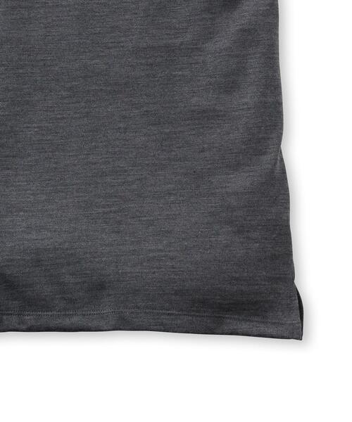 UNBUILT TAKEO KIKUCHI(アンビルト タケオキクチ)の「◆ウール天竺Tシャツ(Tシャツ/カットソー・メンズ・ネイビー/ブラック/チャコールグレー/ホワイト・03/02/04/01)」の9枚目の写真