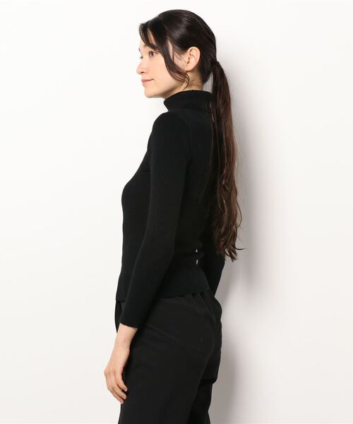 HONEYSUCKLE ROSE（ハニーサックルローズ）の「【HONEYSUCKLE ROSE】タートルネックニット（ニット/セーター・レディース・オフホワイト/ライトグレー/ブラック・S/M/L）」の5枚目の写真