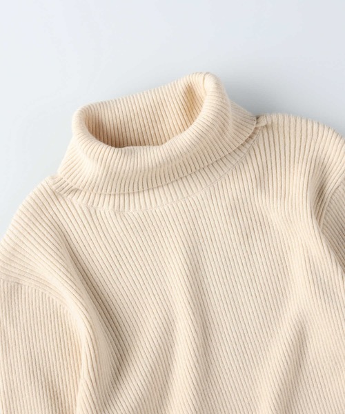 HONEYSUCKLE ROSE（ハニーサックルローズ）の「【HONEYSUCKLE ROSE】タートルネックニット（ニット/セーター・レディース・オフホワイト/ライトグレー/ブラック・S/M/L）」の6枚目の写真