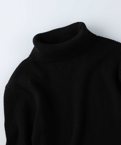 HONEYSUCKLE ROSE（ハニーサックルローズ）の「【HONEYSUCKLE ROSE】タートルネックニット（ニット/セーター・レディース・オフホワイト/ライトグレー/ブラック・S/M/L）」の8枚目の写真