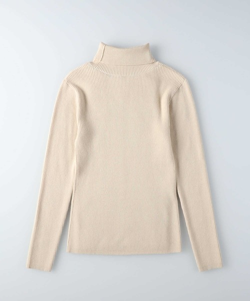 HONEYSUCKLE ROSE（ハニーサックルローズ）の「【HONEYSUCKLE ROSE】タートルネックニット（ニット/セーター・レディース・オフホワイト/ライトグレー/ブラック・S/M/L）」の10枚目の写真