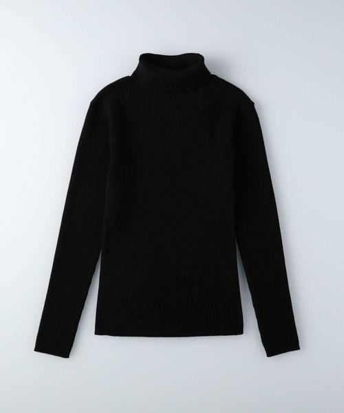 HONEYSUCKLE ROSE（ハニーサックルローズ）の「【HONEYSUCKLE ROSE】タートルネックニット（ニット/セーター・レディース・オフホワイト/ライトグレー/ブラック・S/M/L）」の16枚目の写真