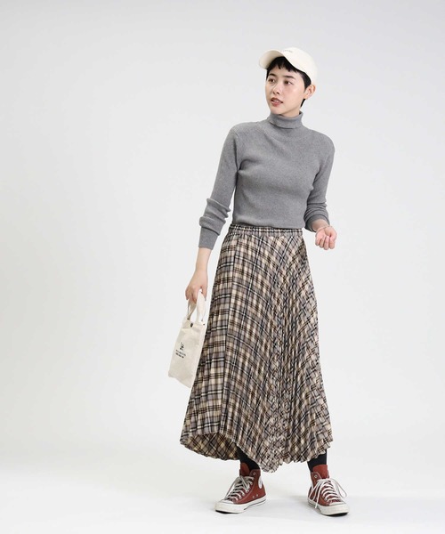 HONEYSUCKLE ROSE（ハニーサックルローズ）の「【HONEYSUCKLE ROSE】タートルネックニット（ニット/セーター・レディース・オフホワイト/ライトグレー/ブラック・S/M/L）」の20枚目の写真