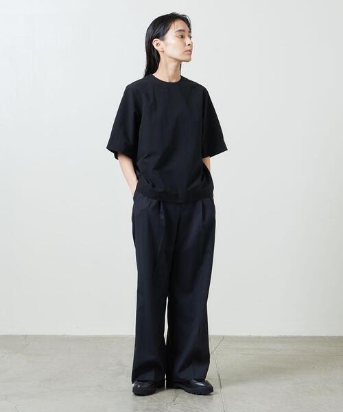 MARW UNITED ARROWS(マルゥ ユナイテッドアローズ)の「<MARW UNITED ARROWS>クルーネック ブラウス(シャツ/ブラウス・レディース・ホワイト/ブラック・FREE)」の4枚目の写真