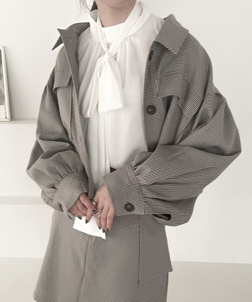 archives（アルシーヴ）の「【setupにも】ＣＰＯブルゾン（その他アウター・レディース・ブラウン/ベージュ/マスタード/ワインレッド/オレンジ・MEDIUM）」の4枚目の写真