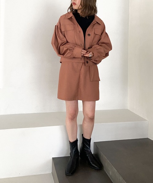 archives（アルシーヴ）の「【setupにも】ＣＰＯブルゾン（その他アウター・レディース・ブラウン/ベージュ/マスタード/ワインレッド/オレンジ・MEDIUM）」の14枚目の写真