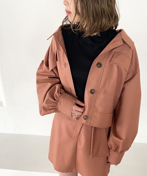 archives（アルシーヴ）の「【setupにも】ＣＰＯブルゾン（その他アウター・レディース・ブラウン/ベージュ/マスタード/ワインレッド/オレンジ・MEDIUM）」の18枚目の写真