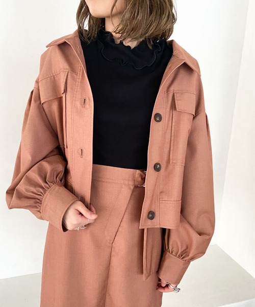 archives（アルシーヴ）の「【setupにも】ＣＰＯブルゾン（その他アウター・レディース・ブラウン/ベージュ/マスタード/ワインレッド/オレンジ・MEDIUM）」の16枚目の写真