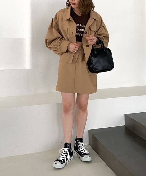 archives（アルシーヴ）の「【setupにも】ＣＰＯブルゾン（その他アウター・レディース・ブラウン/ベージュ/マスタード/ワインレッド/オレンジ・MEDIUM）」の9枚目の写真