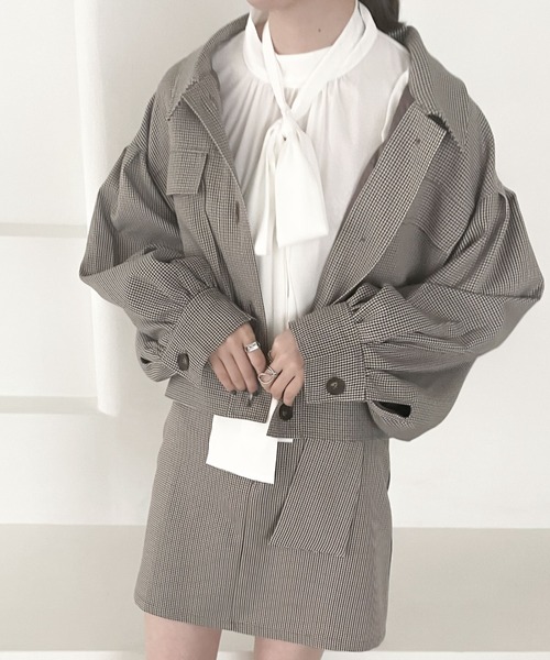 archives（アルシーヴ）の「【setupにも】ＣＰＯブルゾン（その他アウター・レディース・ブラウン/ベージュ/マスタード/ワインレッド/オレンジ・MEDIUM）」の17枚目の写真