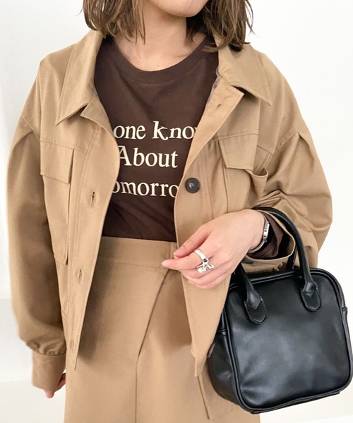 archives（アルシーヴ）の「【setupにも】ＣＰＯブルゾン（その他アウター・レディース・ブラウン/ベージュ/マスタード/ワインレッド/オレンジ・MEDIUM）」の12枚目の写真