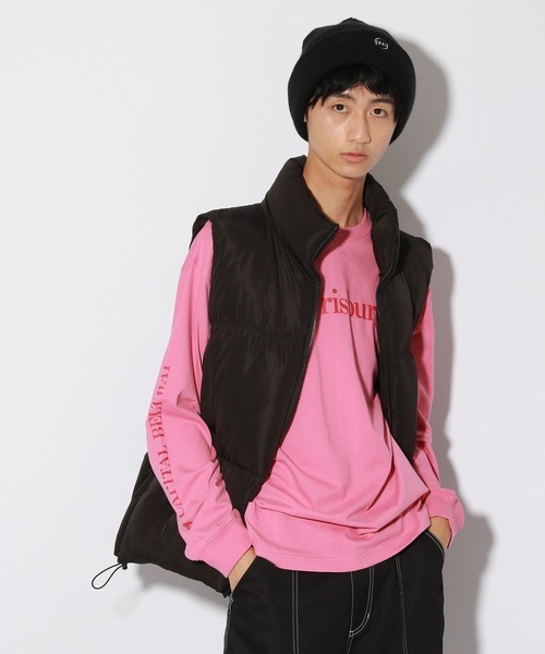 PBLIM（ページボーイリム）の「【PAGEBOYLIM】アドレスロゴロンT（Tシャツ/カットソー・レディース・オフホワイト/グリーン/ピンク・MEDIUM/LARGE）」の17枚目の写真