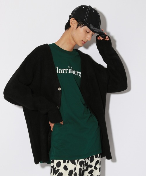 PBLIM（ページボーイリム）の「【PAGEBOYLIM】アドレスロゴロンT（Tシャツ/カットソー・レディース・オフホワイト/グリーン/ピンク・MEDIUM/LARGE）」の21枚目の写真