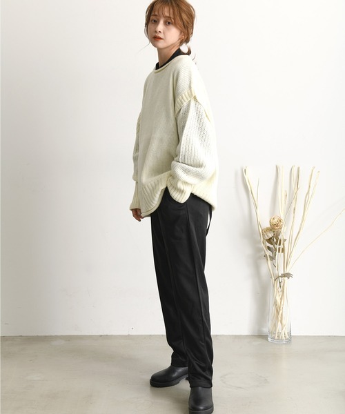 Dita(ディータ)の「21AW BRIGHTPONCH スラックスパンツ(スラックス・レディース・ブラック/ブラウン・M/L)」の5枚目の写真