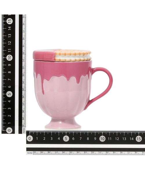 ◆希少品◆限定価格です。フランス　ビスケットメーカーLUマグカップ　復刻品 現地フランス購入 LUビスケット マグカップとソーサー 2客セット